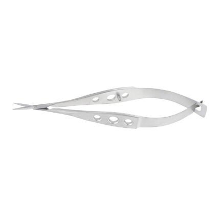 Micro-Vannas Scissors, secondaire cataract, straight, very delicate, Blade, overall length 8.5 cm