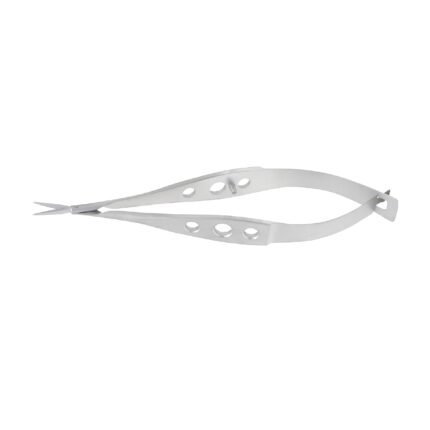 Micro-Vannas Scissors, Secondaire Cataract, Straight, Very Delicate, Overall Length 8.5 cm