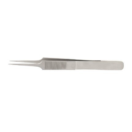 Tying Jewelers Forceps, Jewelers Type, 7.5 mm platform, 0.5 mm, Overall Length 11.5 cm